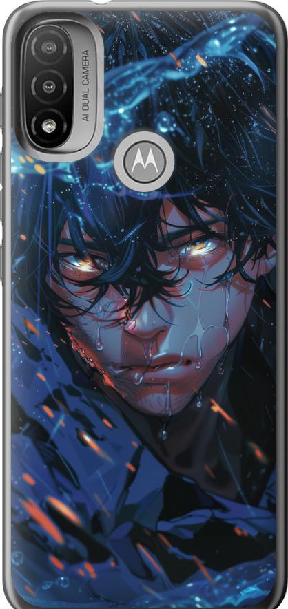 Чехол на Motorola E20 Satoru Gojou (6128u-2509-42517) Чехол на Motorola E20 Satoru Gojou (6128u-2509-42517)