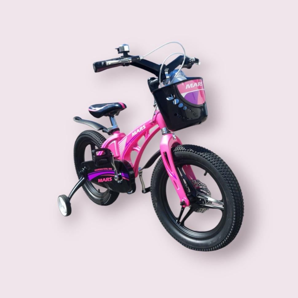 Велосипед дитячий Mars-1 16" Фіолетовий/Чорний
