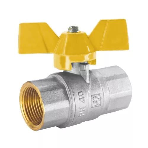 Кран шаровой STA SQ-1008143 3/4" ВВ бабочка (159504)