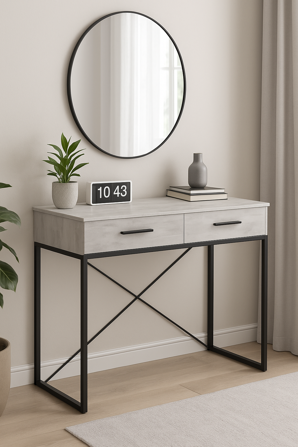 Столик туалетний LofTerno Head Asсet 1020x775x425 мм Ательє світлий (AS13040000030) Столик туалетний LofTerno Head Asсet 1020x775x425 мм Ательє світлий (AS13040000030)