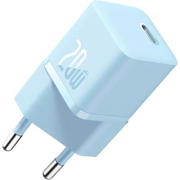 Зарядний пристрій BASEUS GaN5 Fast Charger 1C 20W (CCGN050103) Blue