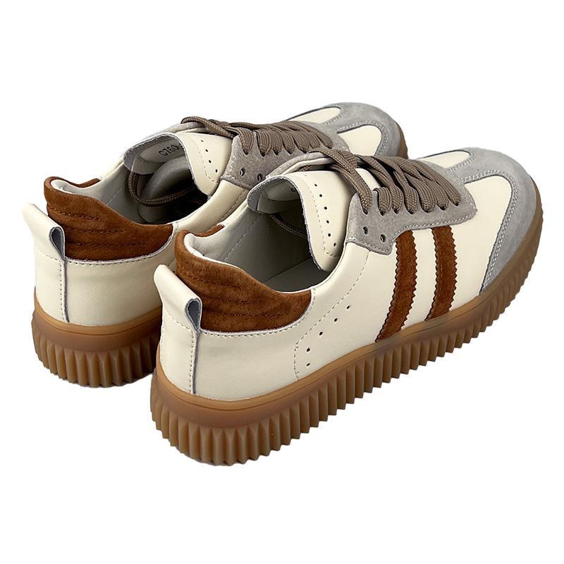 Кеды женские кожаные 7060-1 p. 37 23,5-24 см Бежевый - фото 4 Кеды женские кожаные 7060-1 p. 37 23,5-24 см Бежевый - фото 4