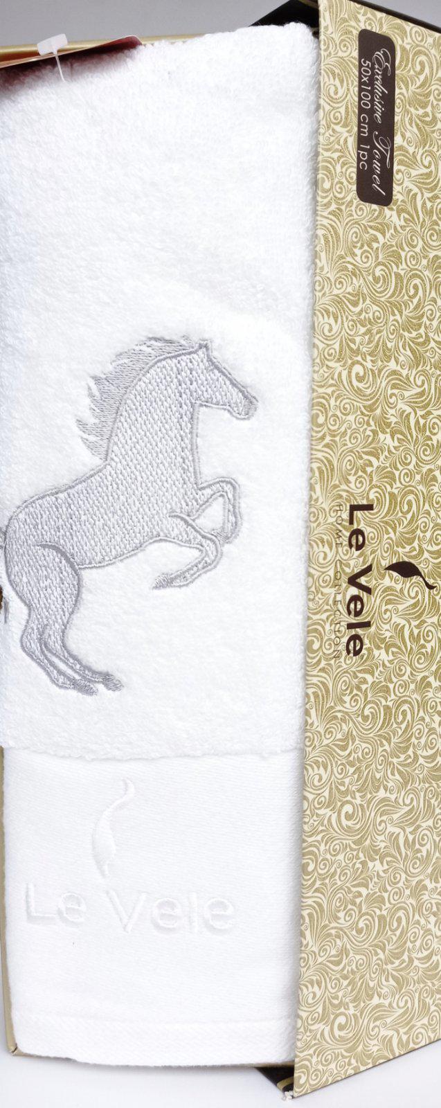 Полотенце Le Vele 50x100 см Horse White (CN15262)
