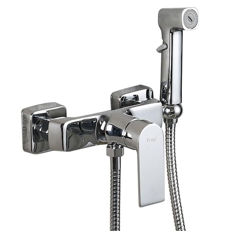 Смеситель для гигиенического душа Frap F2071 настенного монтажа Хром (173490)