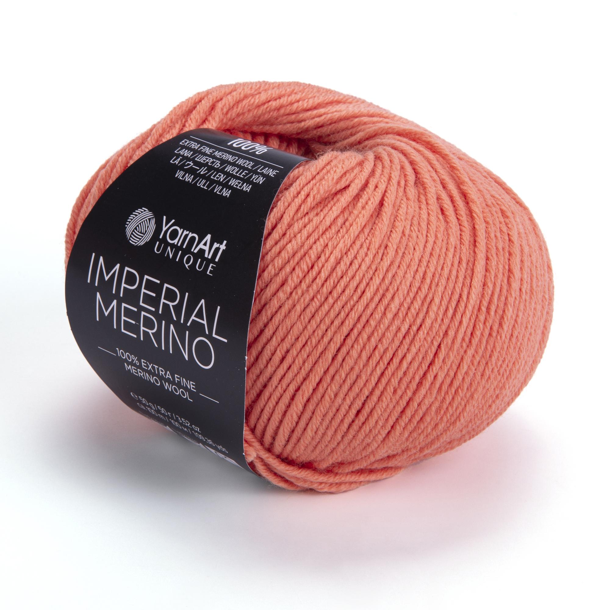 Пряжа YarnArt Imperial Merino 3316 Светло-оранжевый (6238)