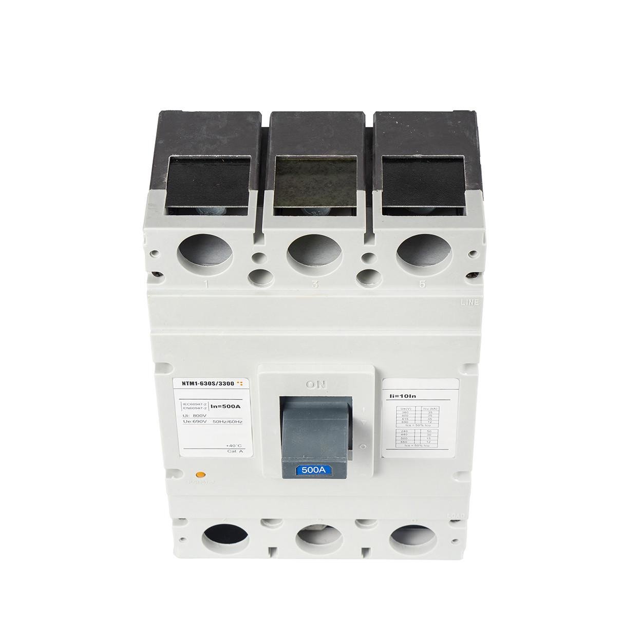 Автоматический выключатель шкафовый силовой TESLA NTM1-630S 630A 3300 (208) - фото 3