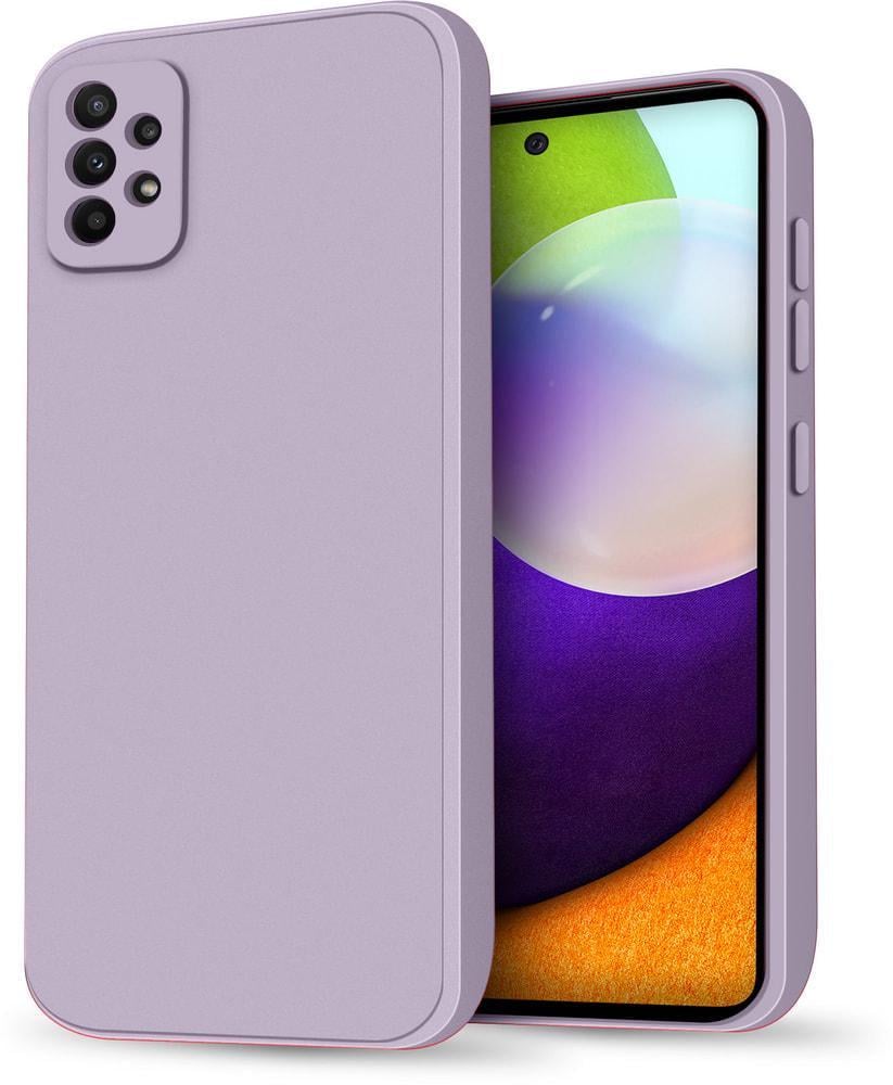 Силиконовый чехол HardCorner Samsung Galaxy A52 A525 (с микрофиброй) Lilac (34817-3B)