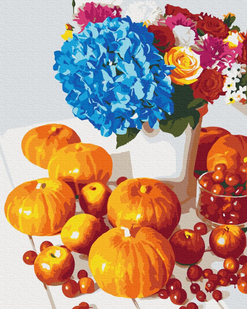 Картина за номерами Brushme Гарбузовий натюрморт 48x60 см (BS51326L)