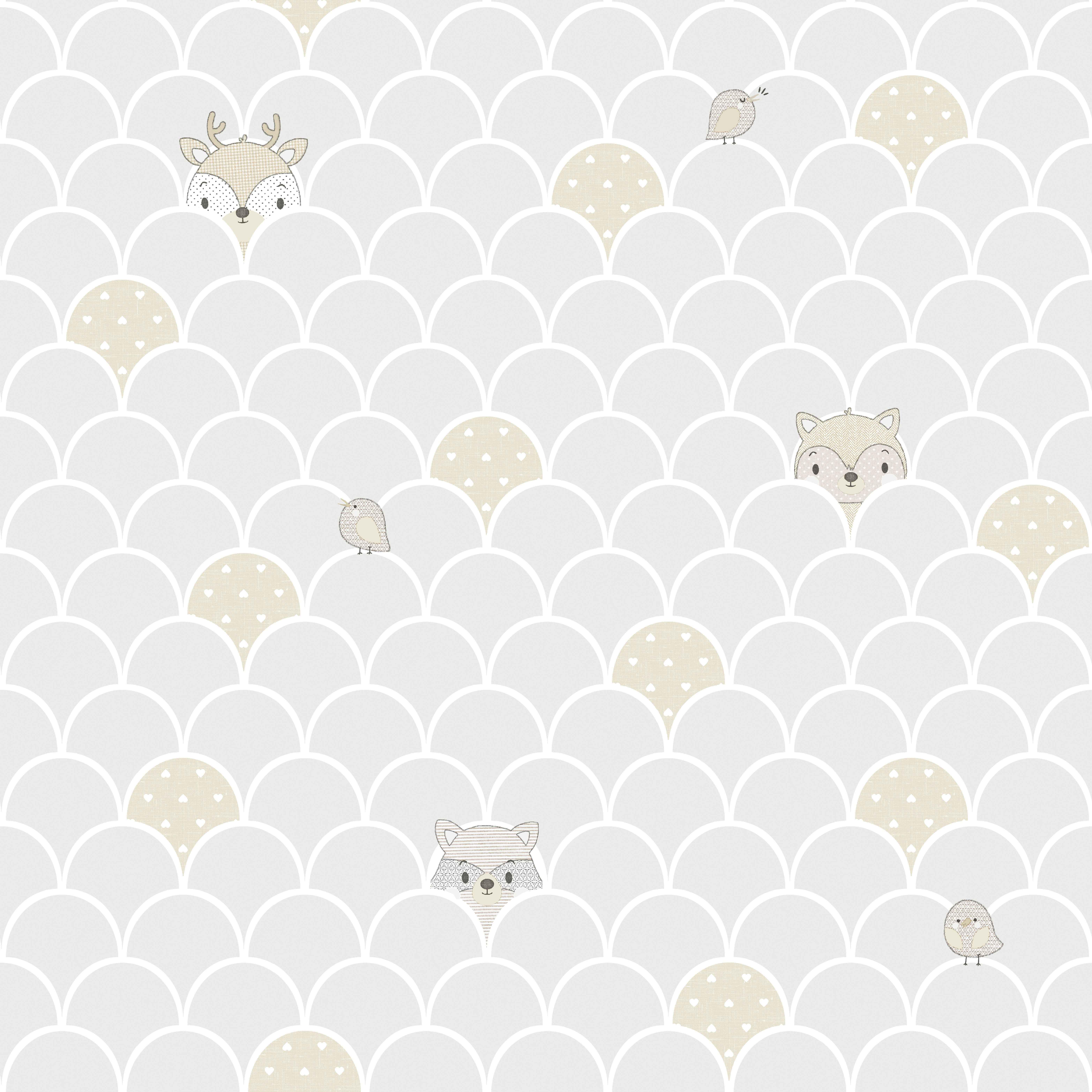 Флизелиновые обои Cristiana Masi 0,53x10,05 м Серый (1037249)