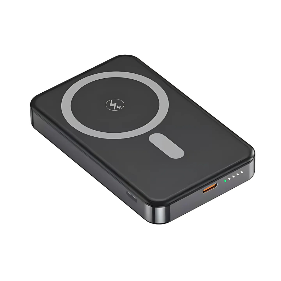 Повербанк беспроводной с магнитным креплением Type-C 20000 мАч 20 Вт Black