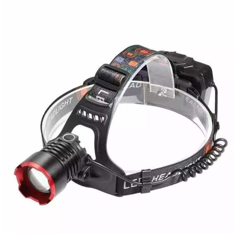 Фонарь налобный W689A-TG Zoom 2х18650 зарядка Type-C в кейсе (2854600150)