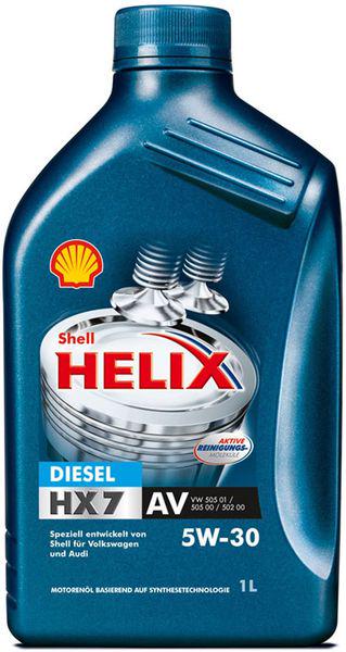 Моторна олива Shell Helix Diesel HX7 AV 5W-30 1 л