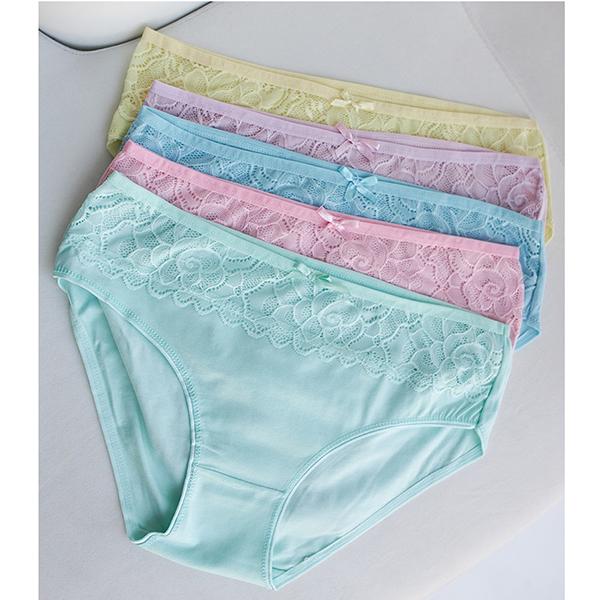 Женские трусики слипы Nicoletta 2XL 5 шт. Однотонный (9609)