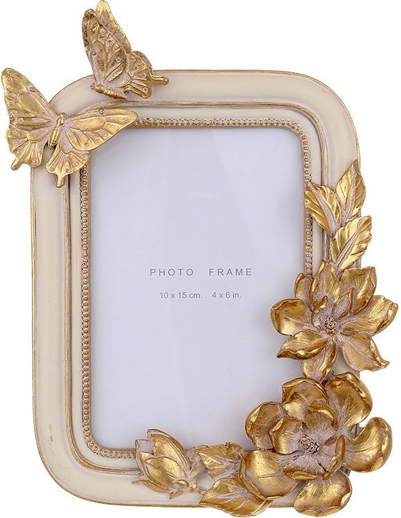 Фоторамка Montpellier 10х15 см Кремовый с золотым (017)