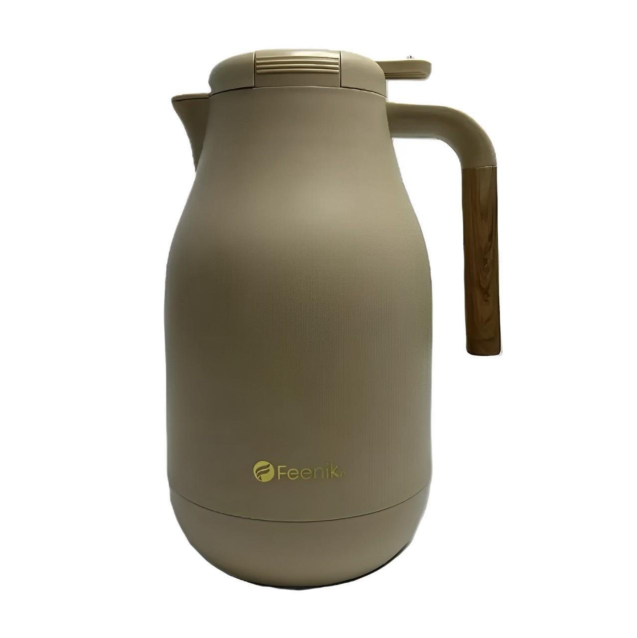 Термос Feenik KD-200G 2 л Бежевый - фото 1 Термос Feenik KD-200G 2 л Бежевый - фото 1