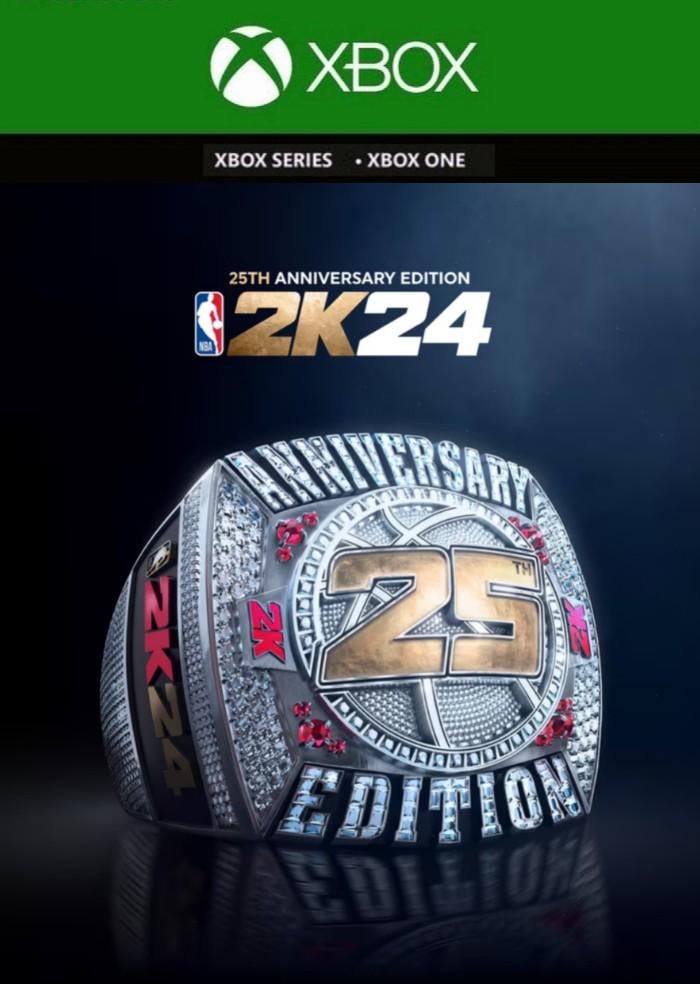 Ключ активации NBA 2K24 25th Anniversary Edition для Xbox One/Series S/X (68945224)