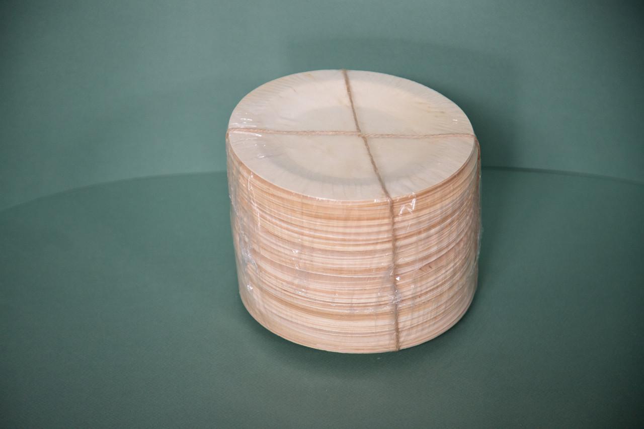 Одноразовые тарелки LISKO одноразовые деревянные 18 см 100 шт. (00000000171) - фото 3 Одноразовые тарелки LISKO одноразовые деревянные 18 см 100 шт. (00000000171) - фото 3