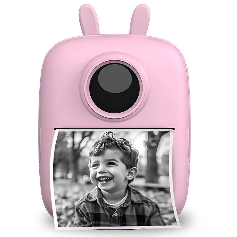 Принтер миттєвого друку для дітей JoyPro 1000 мАг та 1 рулон термопаперу D7 Рожевий (9b2a3c67) - фото 1 Принтер миттєвого друку для дітей JoyPro 1000 мАг та 1 рулон термопаперу D7 Рожевий (9b2a3c67) - фото 1