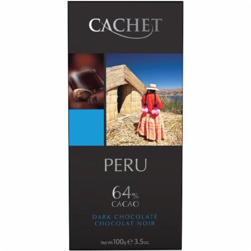Шоколад черный Cachet Peru 21404 100 г (27053530)