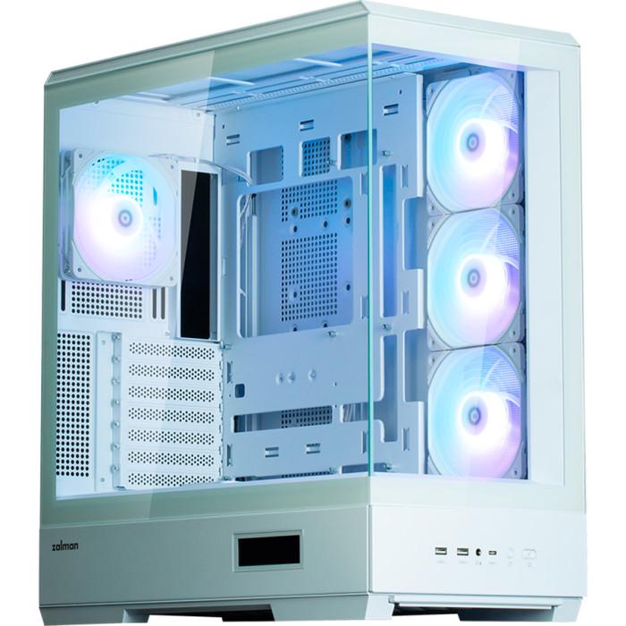 Корпус для ПК Zalman P50 DS Midi-Tower no PSU ATX/MicroATX/Mini-ITX White (P50DSWHITE)