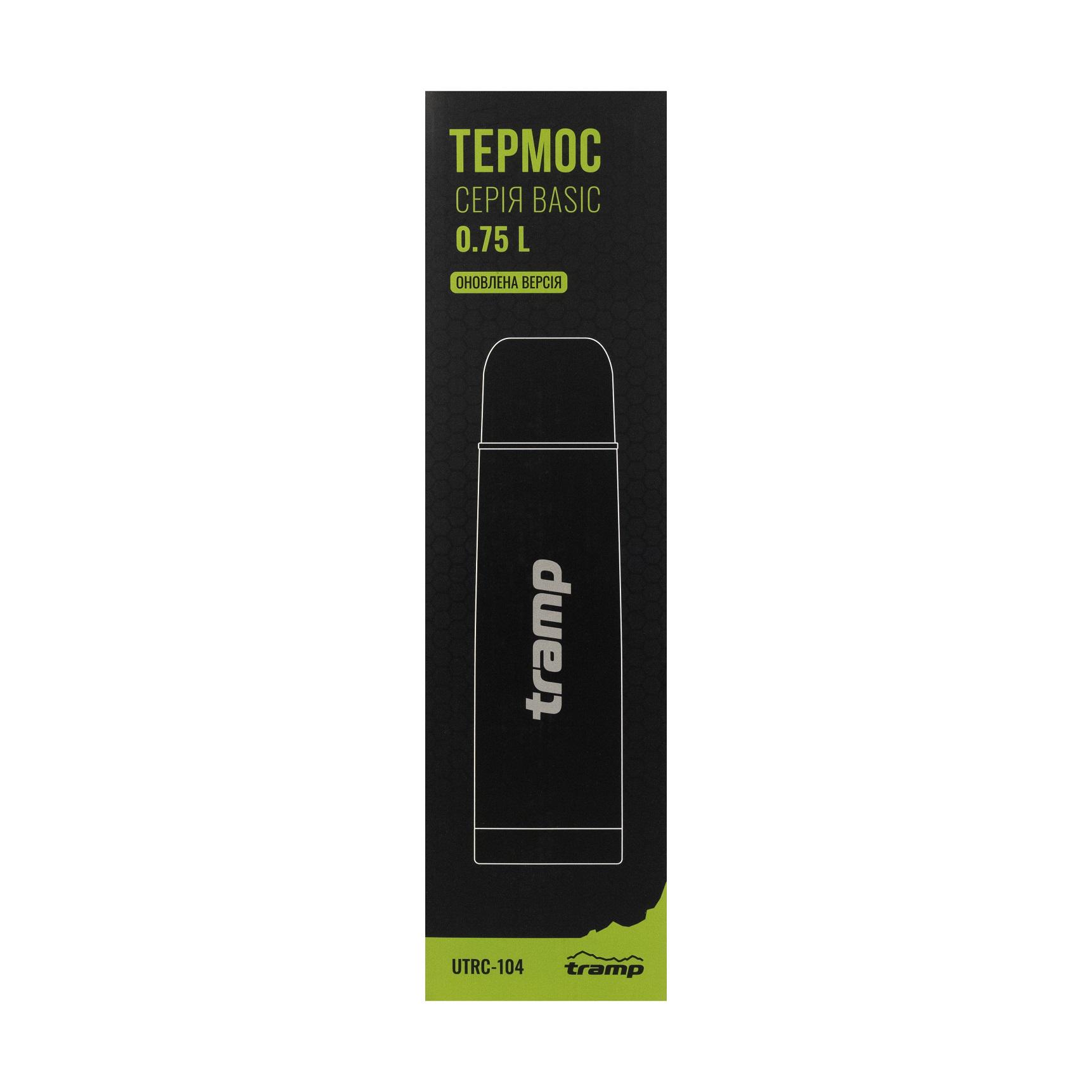 Термос Tramp Basic 0,75 л (UTRC-104-black) - фото 3