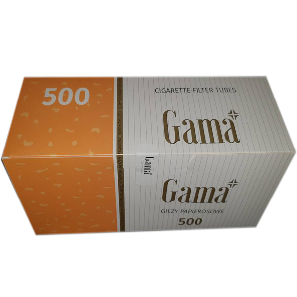 Паперові гільзи Gama Classic для набивання сигарет тютюном 500 шт.