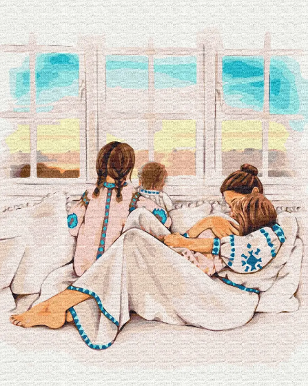 Картина по номерам Brushme Материнское тепло 40х50 см (BS53276)