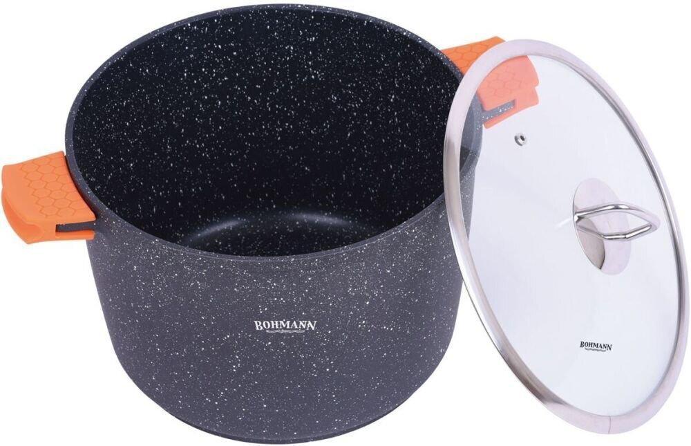Кастрюля с мраморным покрытием Bohmann 28 см 7,5 л (BH-7351-28MRB)