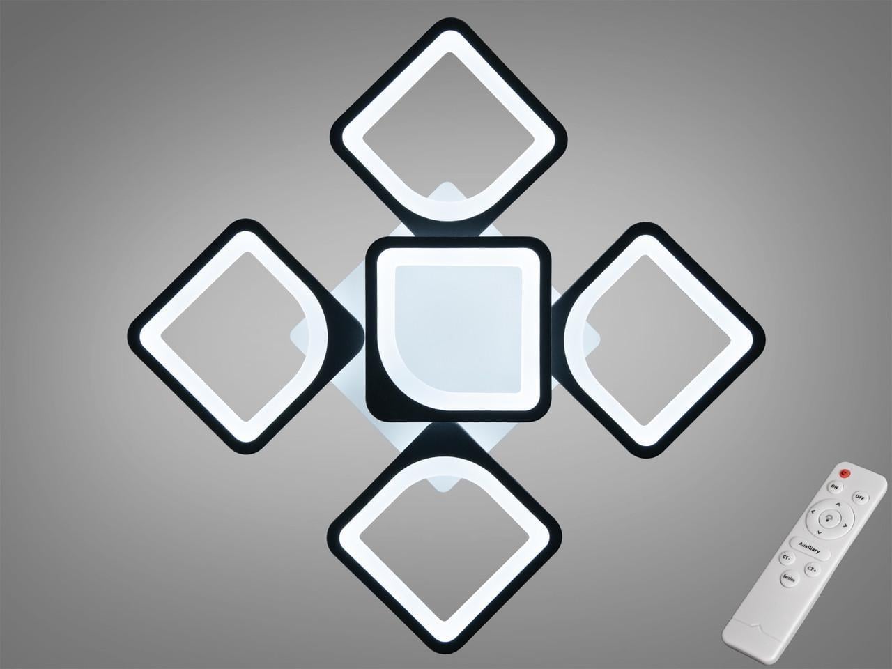 Люстра потолочная с димером RGB LED S8060/4+1WH (2437601721)