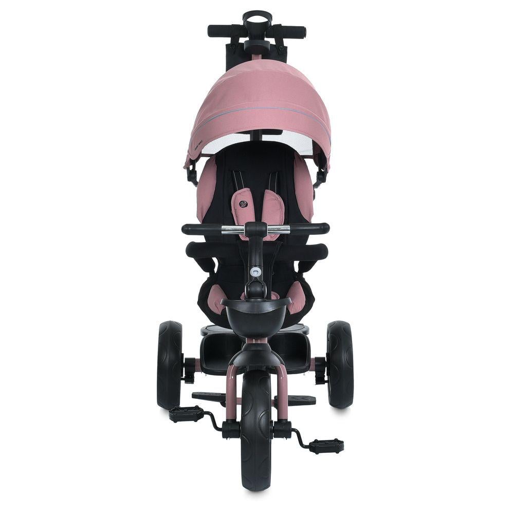 Велосипед триколісний Turbo Trike MT 1001-1 з батьківською ручкою і поворотним сидінням Рожевий - фото 3