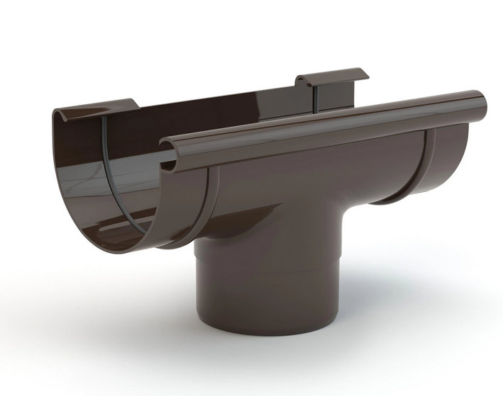 Лійка ринви Gamrat 100/90 мм Темно-коричневий (315-722-000) - фото 1 Лійка ринви Gamrat 100/90 мм Темно-коричневий (315-722-000) - фото 1