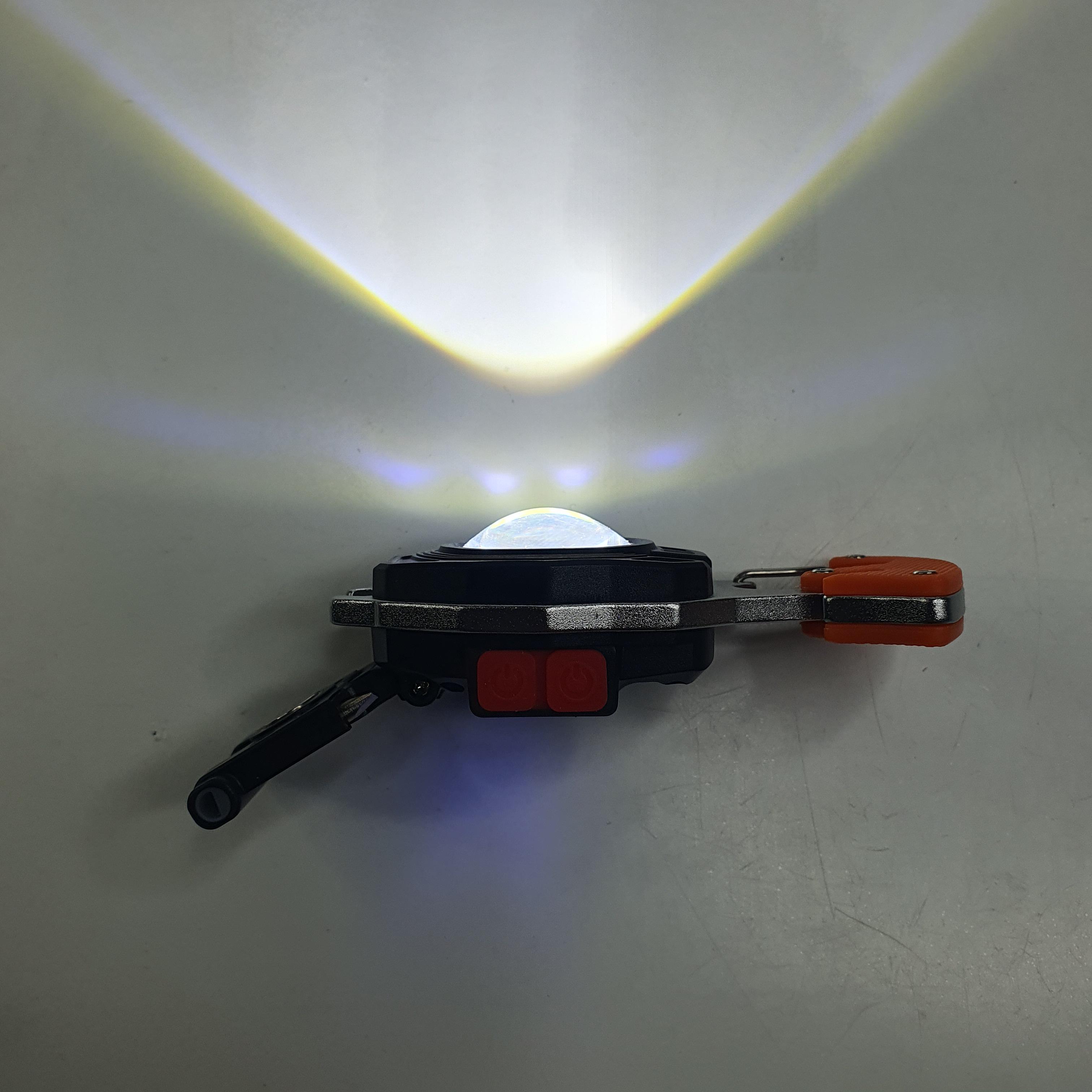 Фонарь на карабине 7в1 с магнитом/зажигалкой/открывалкой и отверткой аккумуляторный LED (HPD-4715) - фото 2 Фонарь на карабине 7в1 с магнитом/зажигалкой/открывалкой и отверткой аккумуляторный LED (HPD-4715) - фото 2