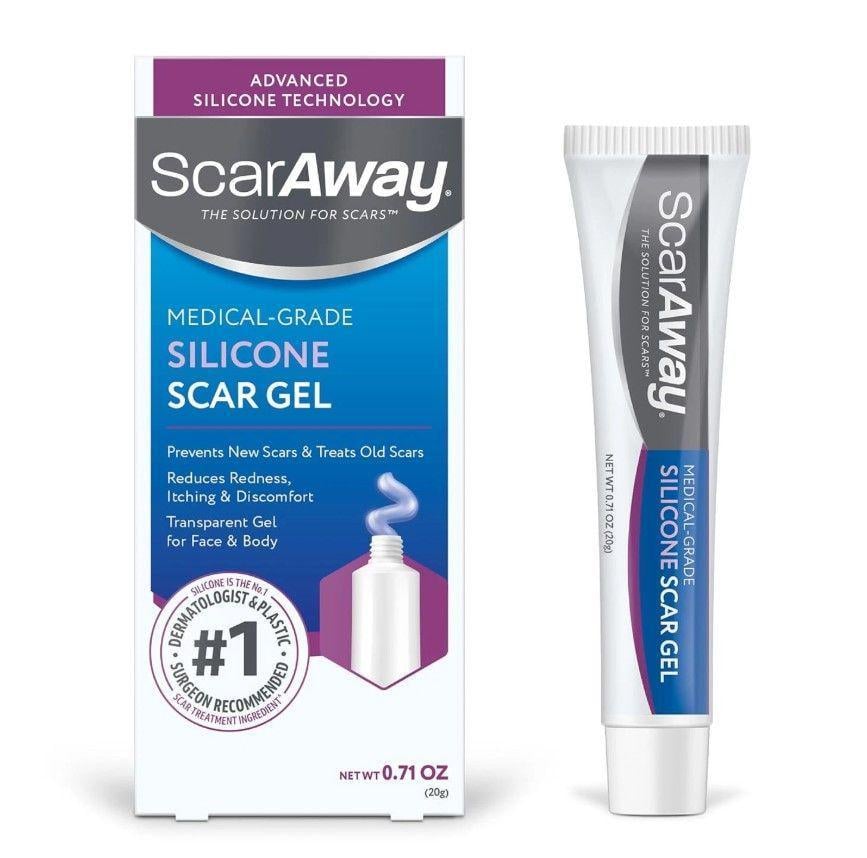 Гель від рубців силіконовий водостійкий ScarAway для гіпертрофічних і келоїдних шрамів після травм та операцій 20 г (358962203206)