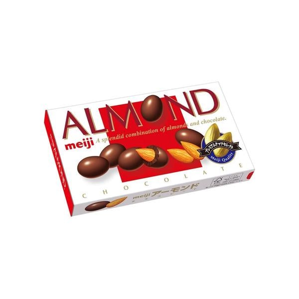 Миндаль в молочном шоколаде Meiji Almond 79 г