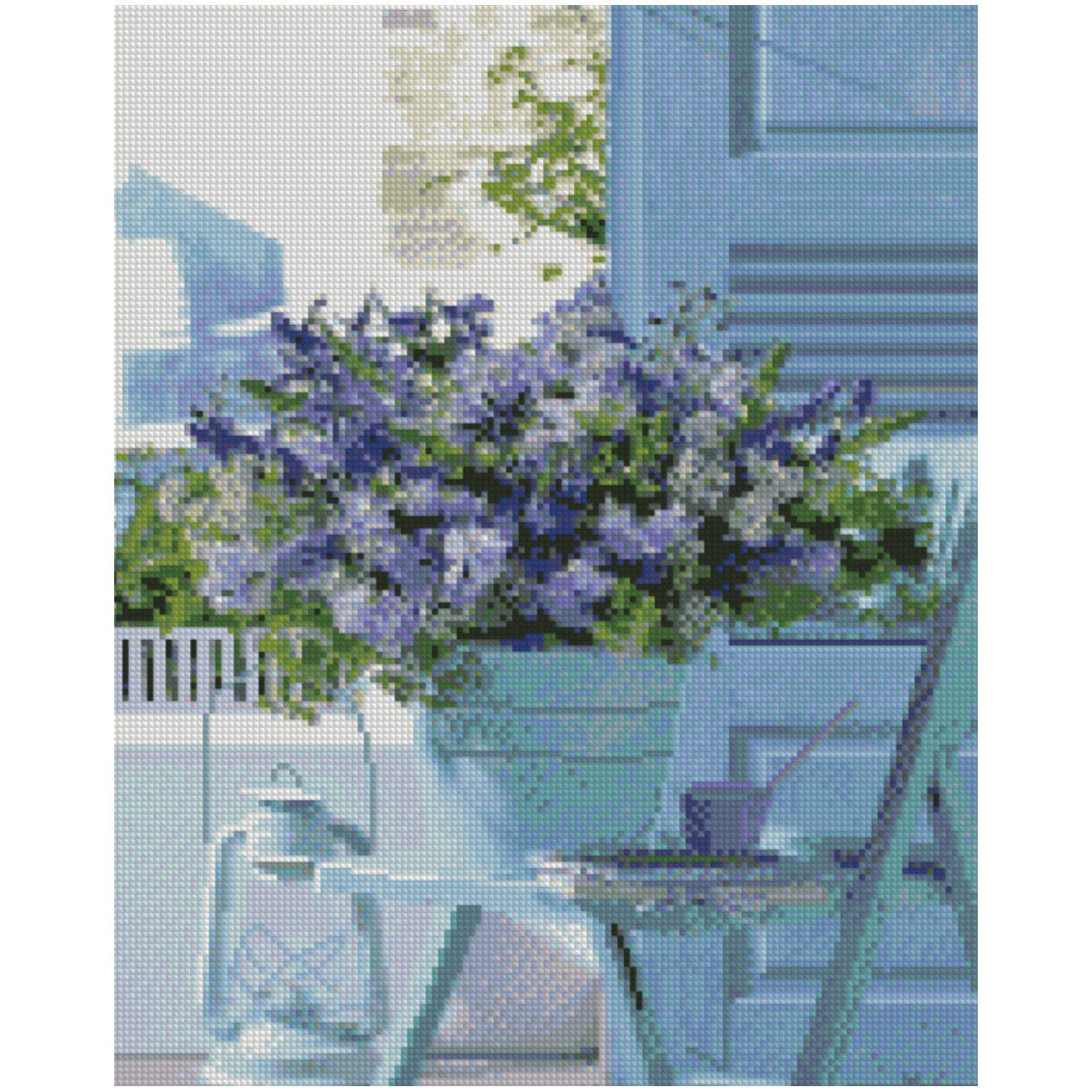 Алмазная мозаика Strateg Летний букет 40х50 см (Str-FA0041)