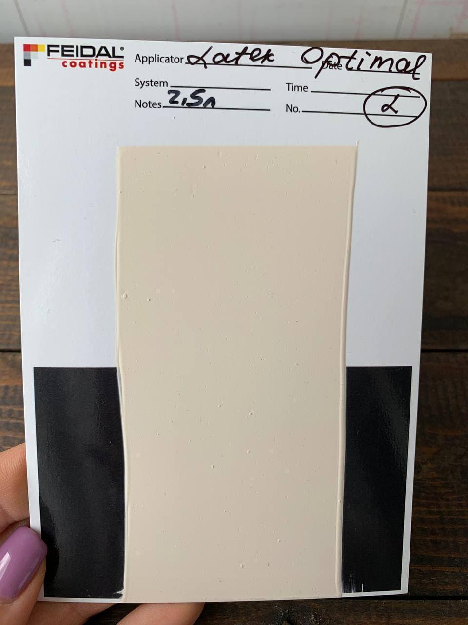 Краска латексная Feidal Latex Optimal тонированная 2,5 л - фото 3