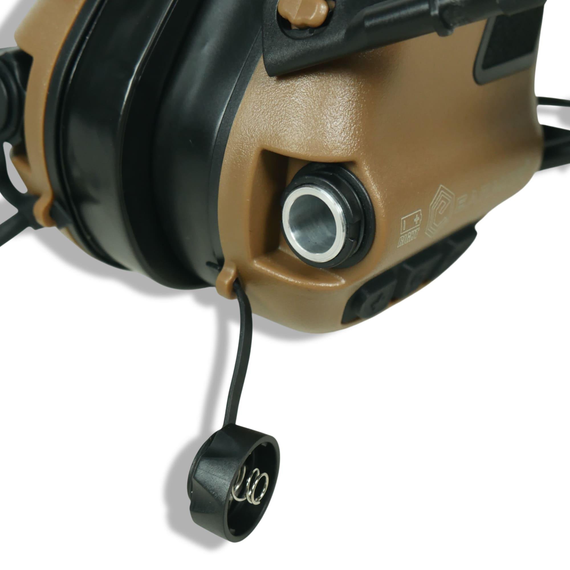 Наушники Earmor M32 PLUS со съемным микрофоном 82 дБ Койот (27668232) - фото 9 Наушники Earmor M32 PLUS со съемным микрофоном 82 дБ Койот (27668232) - фото 9