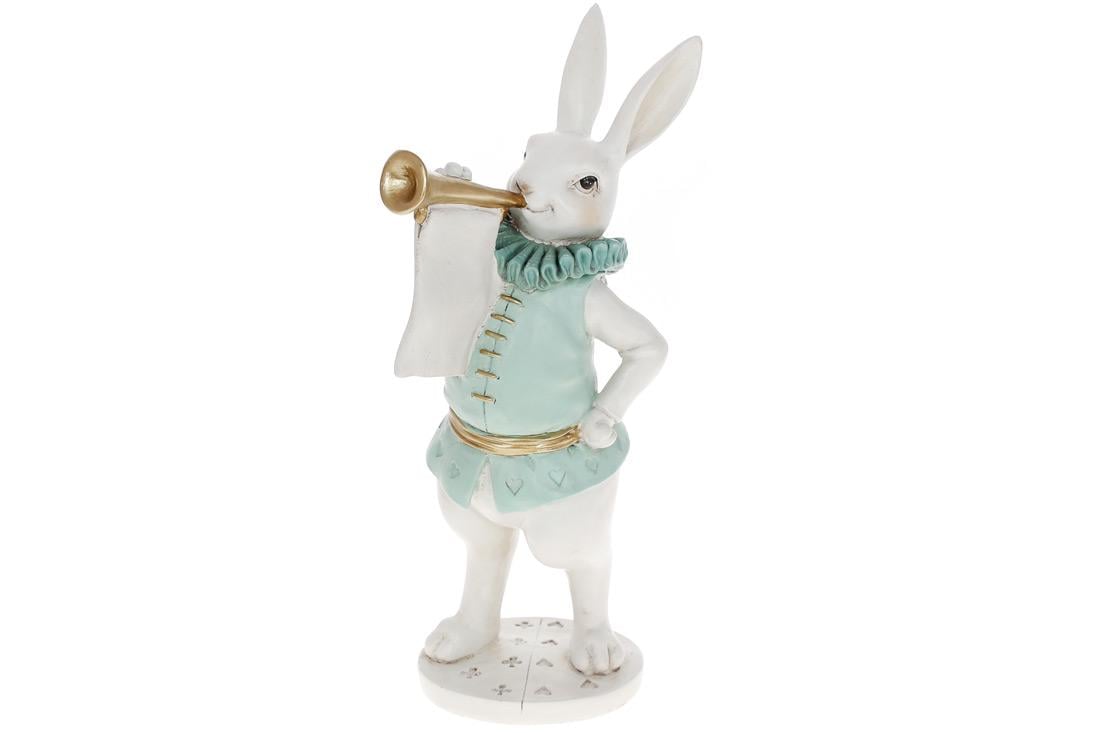 Декоративная статуэтка BonaDi Кролик-трубач 29 см (HA9-102)