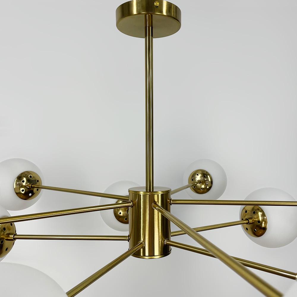 Люстра стельова Right Selection на 10 плафонів (CD 111/10 AB) - фото 2