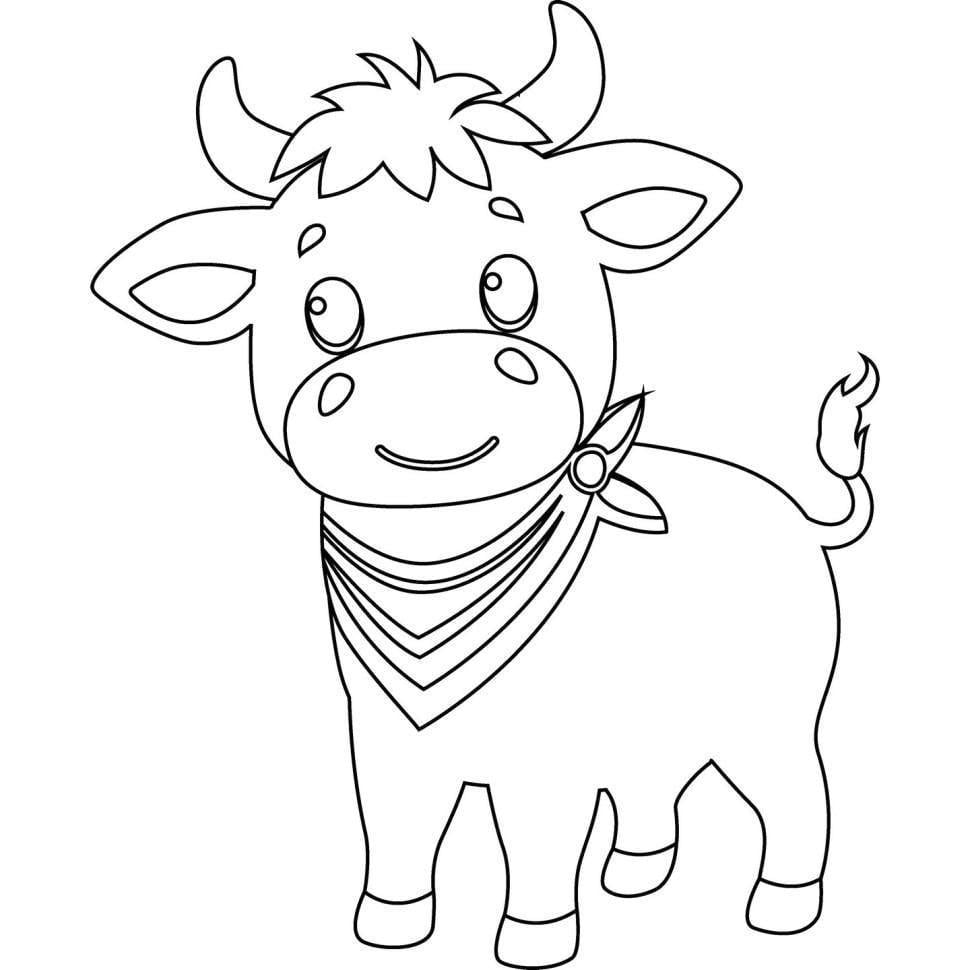 Розпис по полотну ART CRAFT Бичок 15108-AC 25х30 см (RLT44123)