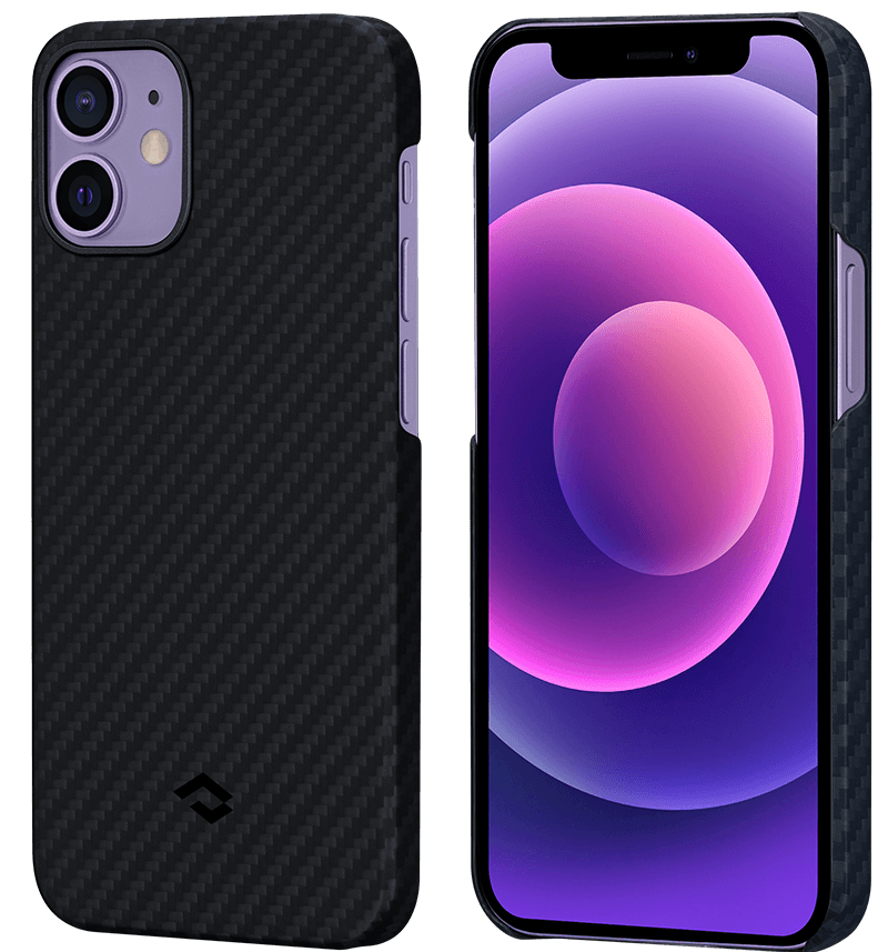Чехол-накладка Pitaka MagEZ Case for iPhone 12 Mini, Black/Grey (KI1201)