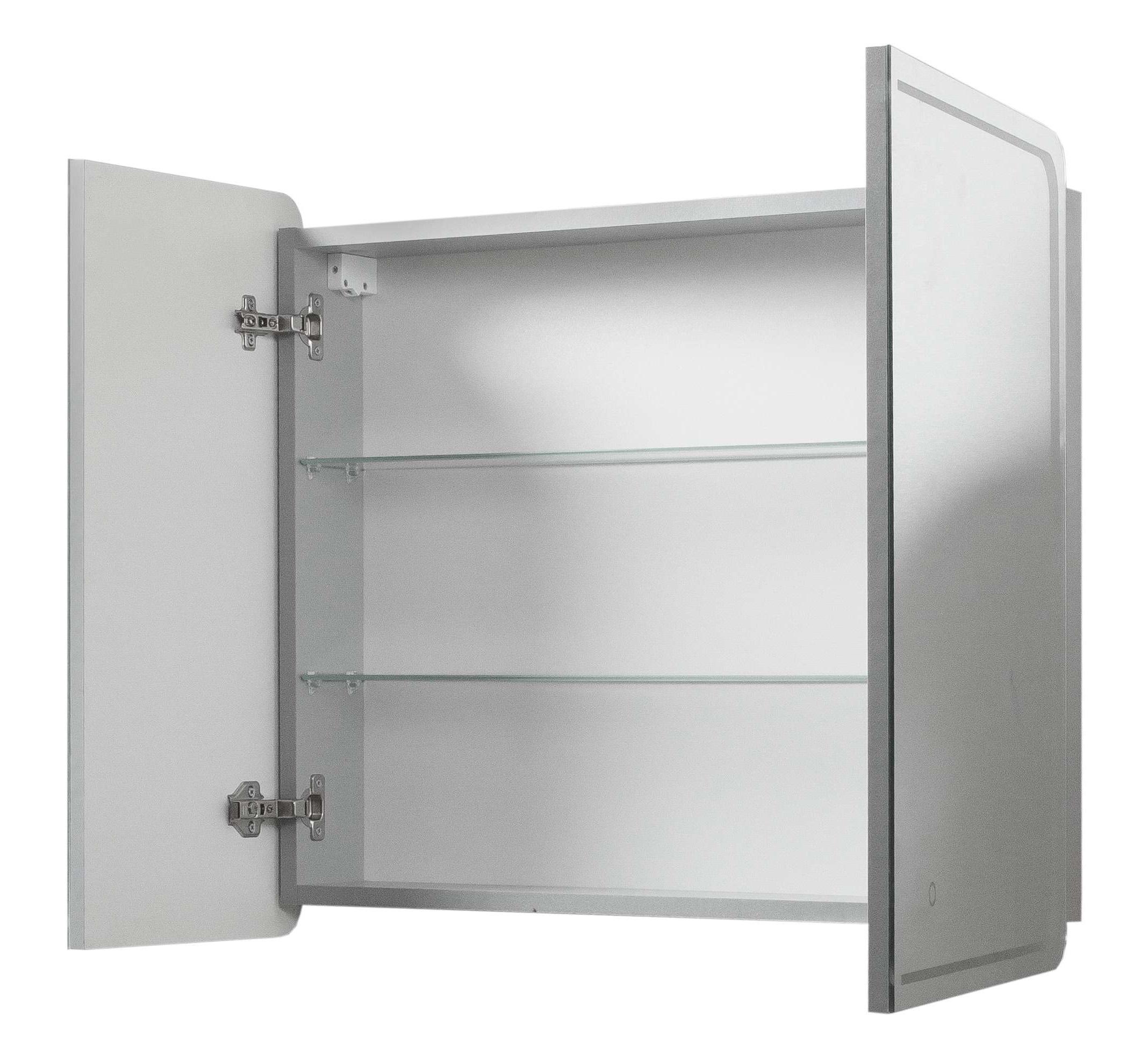 Шафа дзеркальна ЮВВІС VIVACE Z LED Touch Control 70 см Білий (UVV032) - фото 2