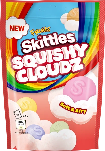 Конфеты желейные Skittles Squishy Cloudz 94 г (1683389441)