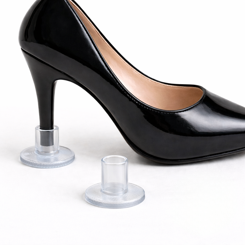 Накаблучники силіконові прозорі круглі для ходьби по траві 2 шт. S Накаблучники силіконові прозорі круглі для ходьби по траві 2 шт. S