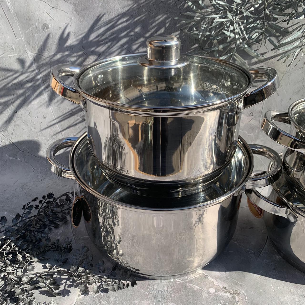 Набір каструль Edenberg EB-3734 8 пр. - фото 6 Набір каструль Edenberg EB-3734 8 пр. - фото 6