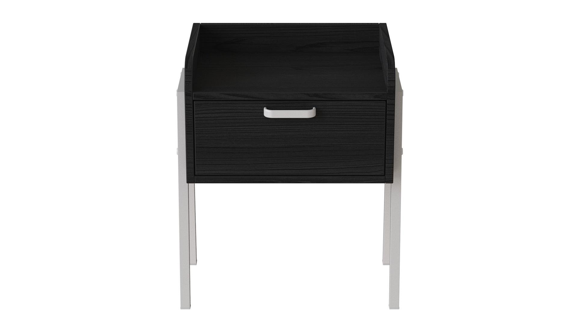 Тумба модульная Ferrum-decor Бетти металл/ДСП 16 мм 540x450x320 мм Белый/Сосная Кембра (FRD-102992)