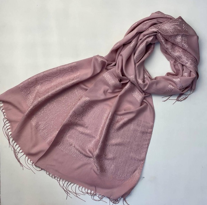 Шарф женский Улитка Пудровая (ШарфВоск25)