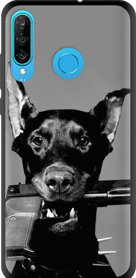 Чохол на Huawei P30 Lite Доберман (2745b-1651-42517)