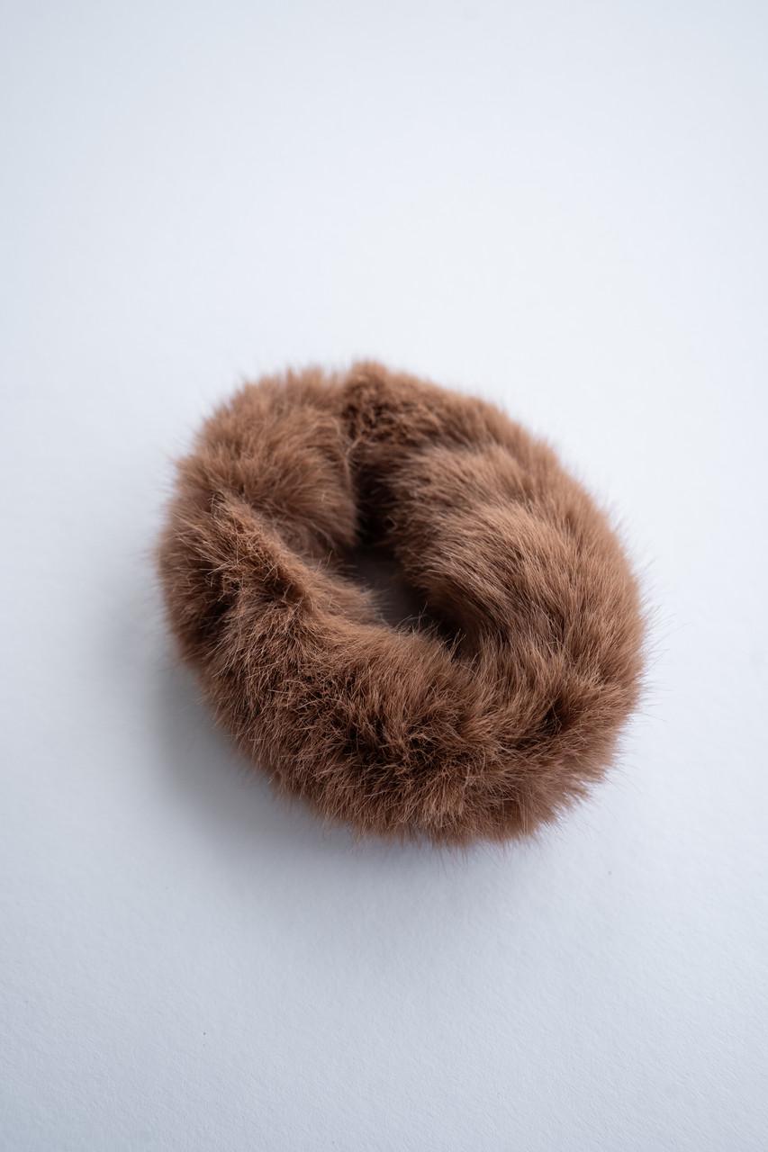 Резинка для волос меховая Коричневый (2524924859) Резинка для волос меховая Коричневый (2524924859)