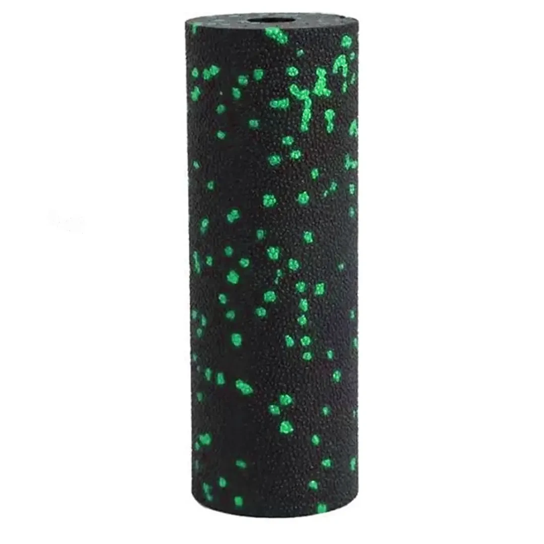 Ролик масажний гладкий PowerPlay PP-4346 Mini EPP Foam Roller Чорний/Зелений 15x5,3 см - фото 2